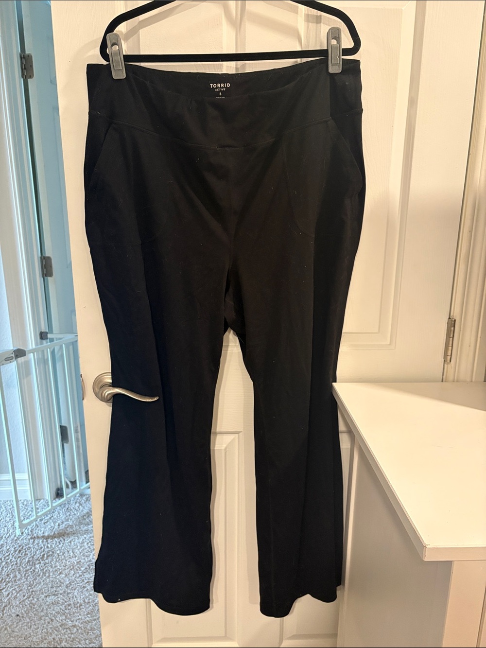 torrid Black Bootcut Stretch Yoga Pants